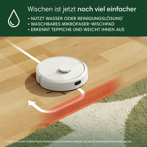 iRobot Saug- und Wischroboter Roomba 105 Combo Weiss