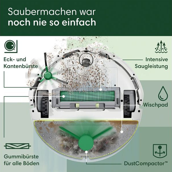 iRobot Saug- und Wischroboter Roomba 205 DustCompactor Combo