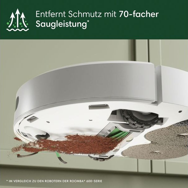 iRobot Saug- und Wischroboter Roomba Plus 405 Combo + AutoWash Dock