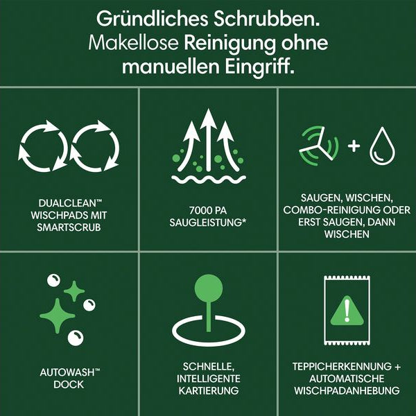 iRobot Saug- und Wischroboter Roomba Plus 405 Combo + AutoWash Dock