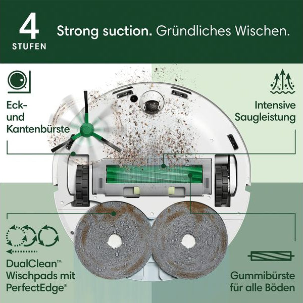 iRobot Saug- und Wischroboter Roomba Plus 505 Combo + AutoWash Dock