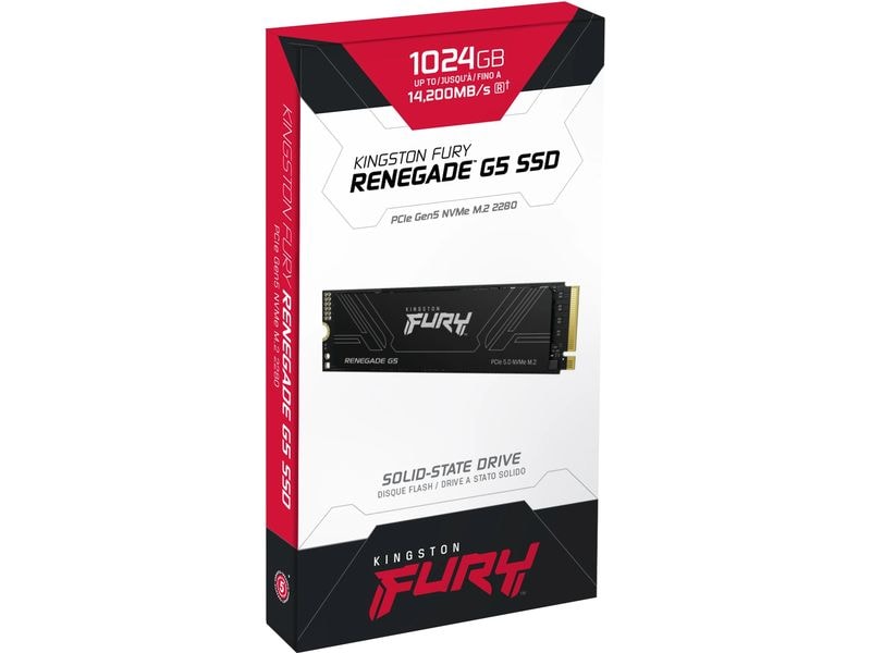 Kingston SSD FURY Renegade M.2 2280, NVMe M.2 NVMe 1024 GB