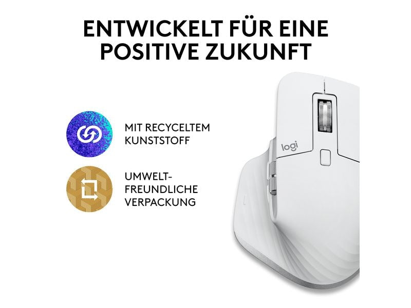 Logitech Maus MX Master 3S for Mac pale grey