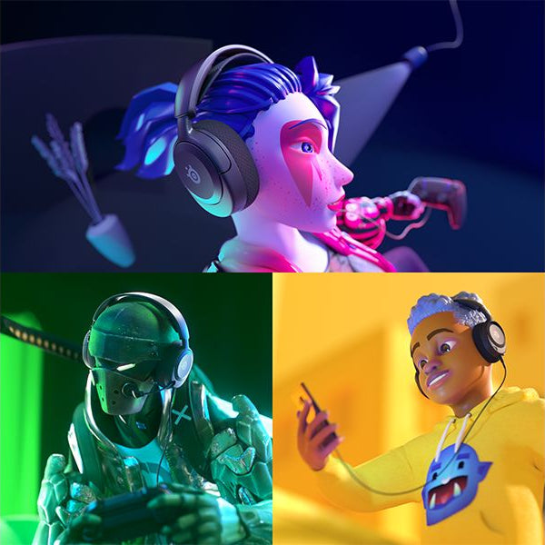 Steel Series Headset Arctis Nova 1P Schwarz