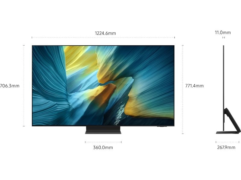 Samsung TV QE55S95F 55'' S95F OLED 4K AI TV, 2025