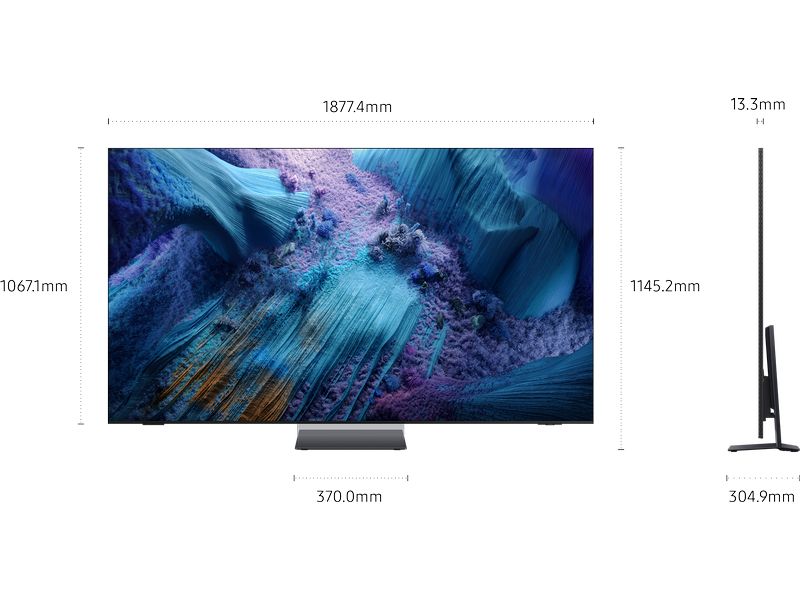Samsung TV QE85QN990F 85'' QN990F Neo QLED 8K Mini LED AI TV, 2025