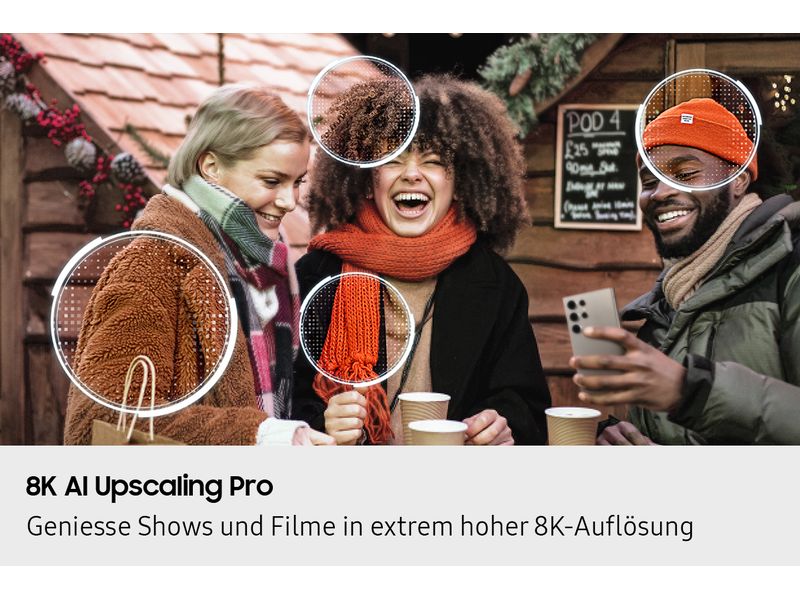 Samsung TV QE85QN990F 85'' QN990F Neo QLED 8K Mini LED AI TV, 2025