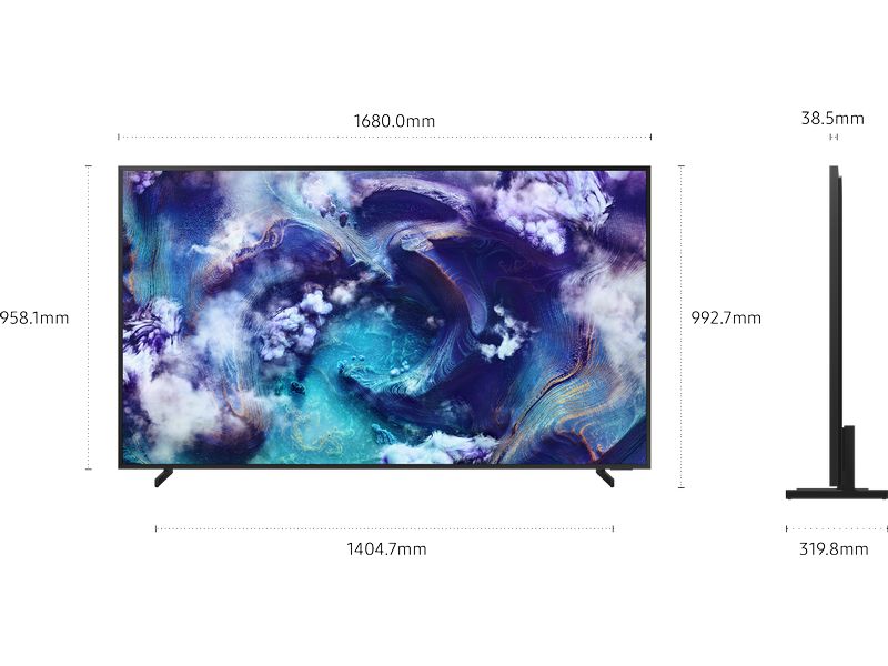 Samsung TV QE75QN900F 75'' QN900F Neo QLED 8K Mini LED AI TV, 2025