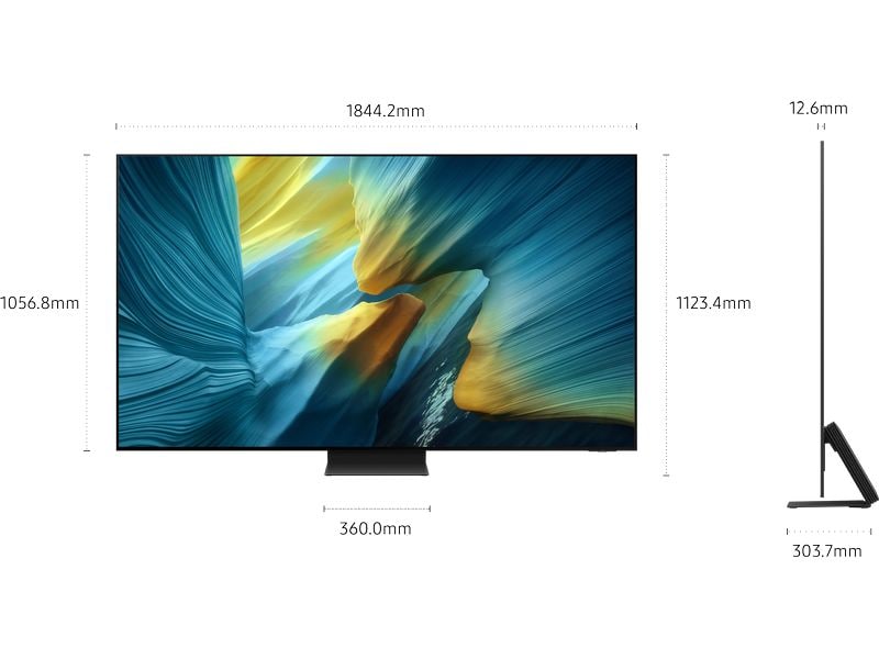 Samsung TV QE83S95F 83'' S95F OLED 4K AI TV, 2025