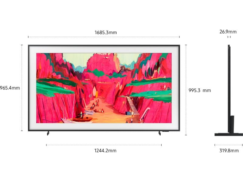 Samsung TV QE75LS03FW The Frame Pro 4K AI TV – LS03FW 75", 2025