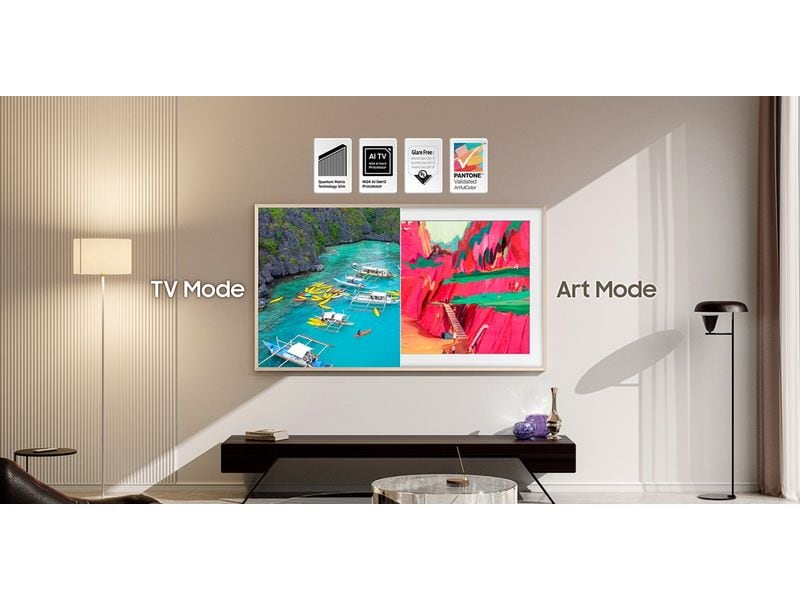 Samsung TV QE85LS03FW The Frame Pro 4K AI TV – LS03FW 85", 2025