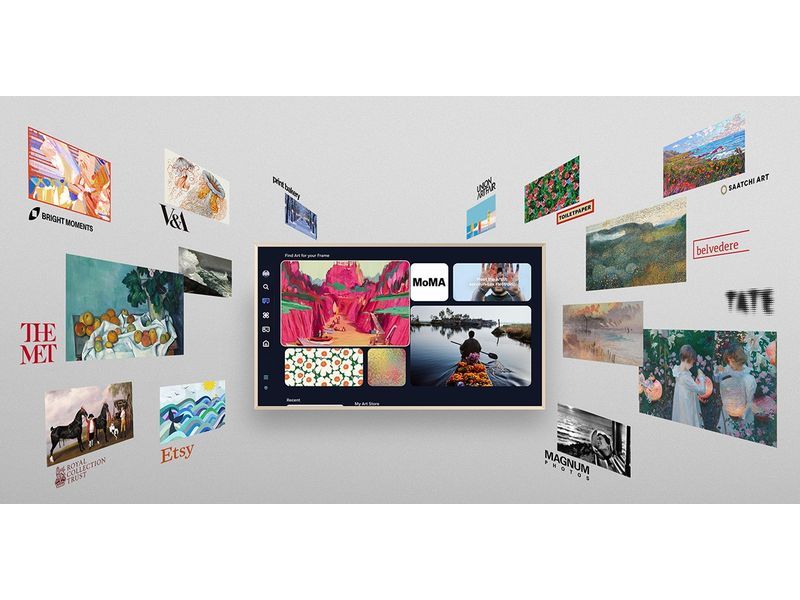 Samsung TV QE43LS03FA The Frame 4K AI TV – LS03F 43", 2025