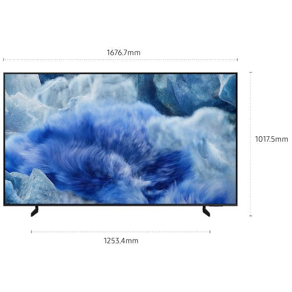 Samsung TV QE75Q8F 75'' Q8F QLED 4K AI TV, 2025
