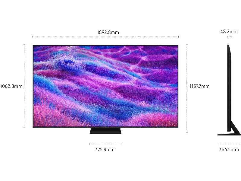 Samsung TV QE85QN80F 85'' QN80F Neo QLED 4K Mini LED AI TV, 2025