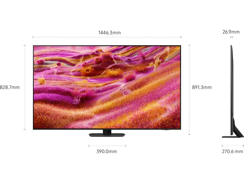 Samsung TV QE65QN90F 65'' QN90F Neo QLED 4K Mini LED AI TV, 2025