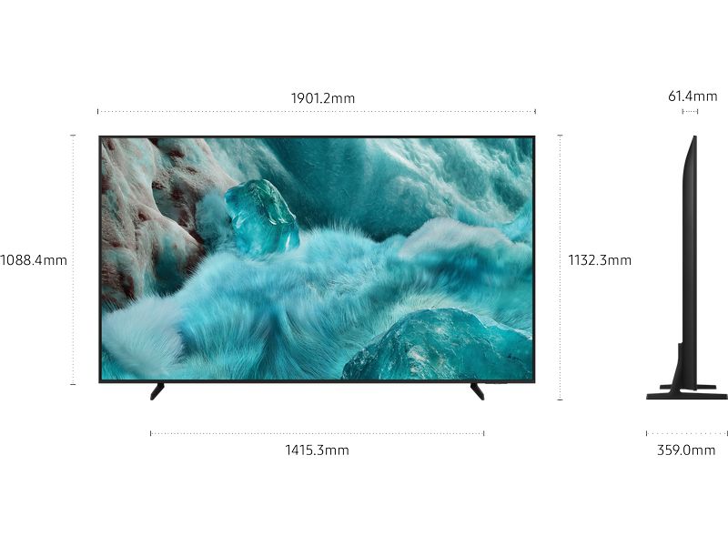 Samsung TV QE85Q7F 85'' Q7F QLED 4K AI TV, 2025