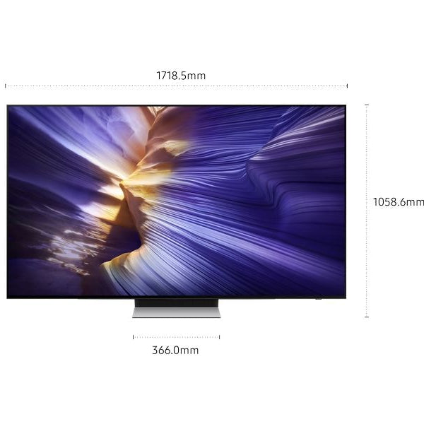 Samsung TV QE77S90F 77'' S90F OLED 4K AI TV, 2025