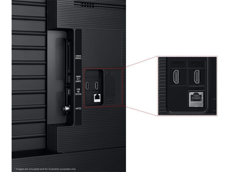 Samsung TV UE65U8000F 65'' U8000F Crystal UHD 4K TV, 2025