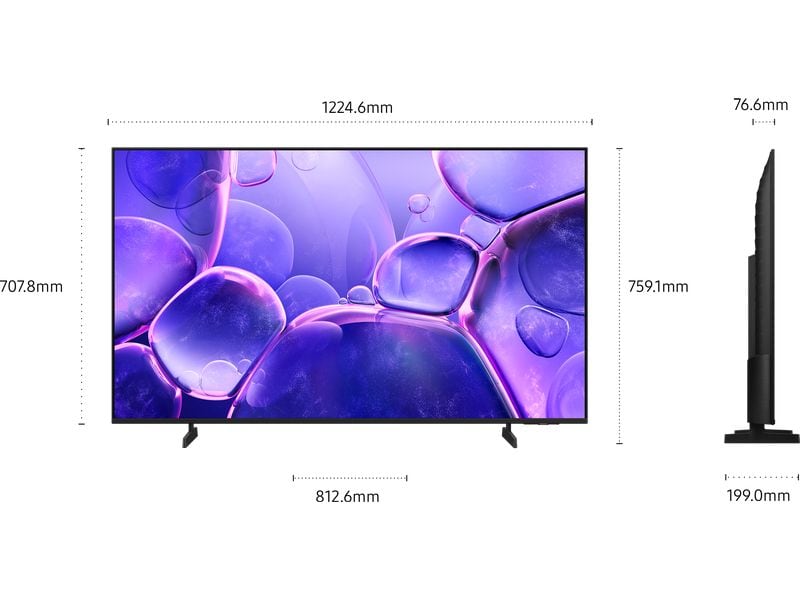 Samsung TV UE55U8000F 55'' U8000F Crystal UHD 4K TV, 2025