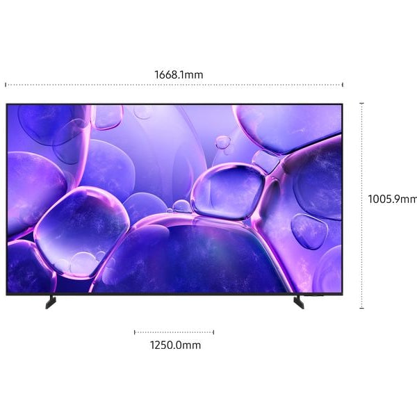 Samsung TV UE75U8000F 75'' U8000F Crystal UHD 4K TV, 2025