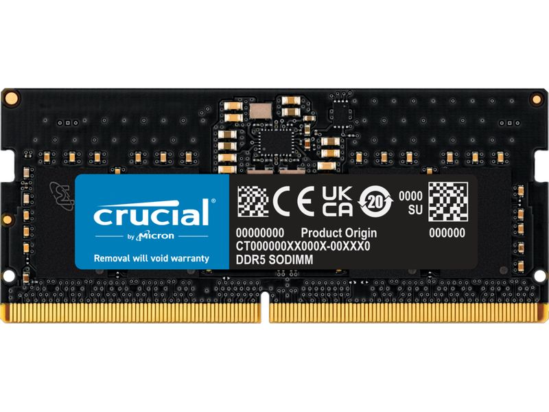 Crucial SO-DDR5-RAM CT8G48C40S5 4800 MHz 1x 8 GB
