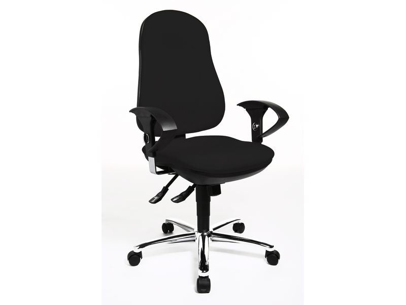 Topstar Bürostuhl Support Syncro Deluxe, Schwarz