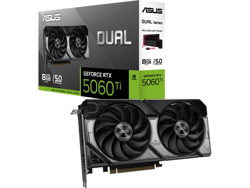ASUS Grafikkarte Dual GeForce RTX 5060 Ti 8 GB
