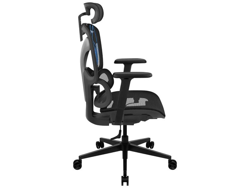 ThunderX3 Bürostuhl YTC-Mesh Racer Blau/Schwarz