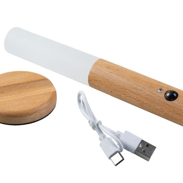 FTM Wandleuchte mit Lichtsensor, Hellbraun, 2 Stk.