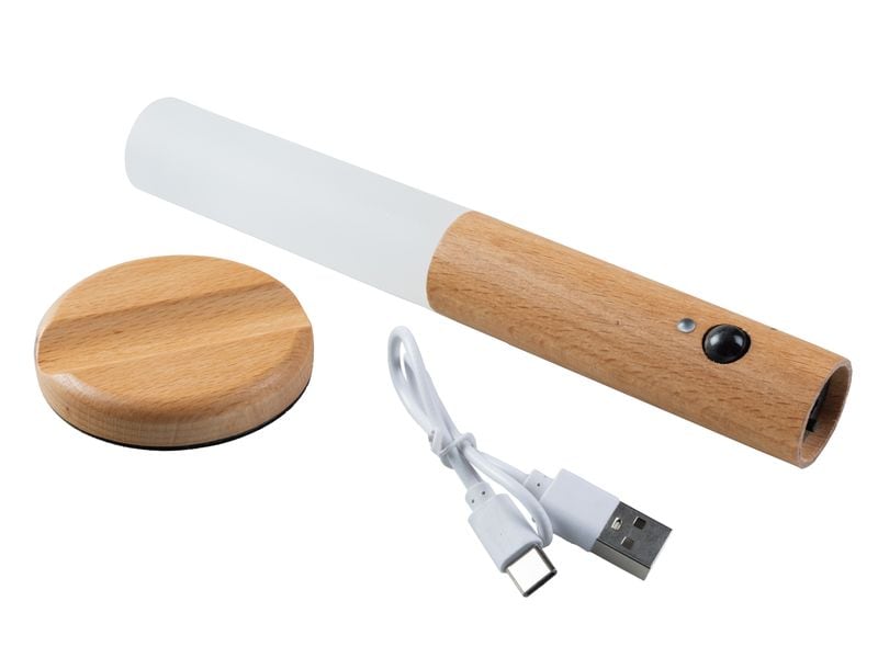 FTM Wandleuchte mit Lichtsensor, Hellbraun, 2 Stk.