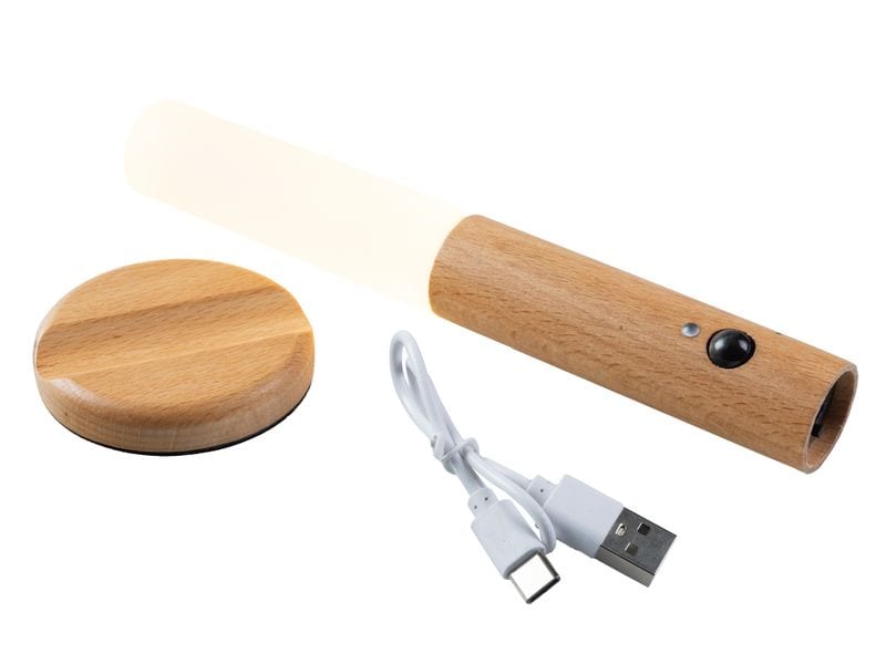 FTM Wandleuchte mit Lichtsensor, Hellbraun, 2 Stk.