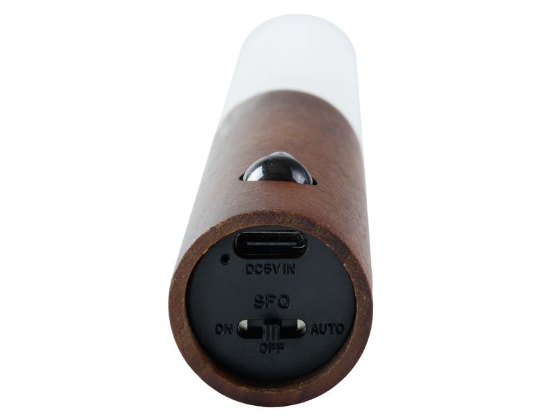 FTM Wandleuchte mit Lichtsensor, Dunkelbraun, 2 Stk.