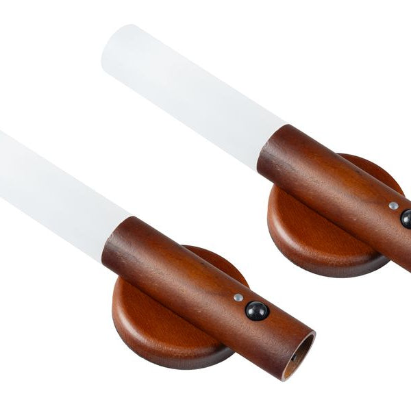 FTM Wandleuchte mit Lichtsensor, Dunkelbraun, 2 Stk.