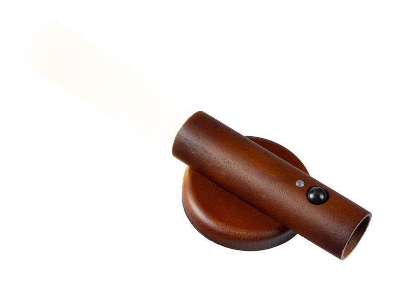 FTM Wandleuchte mit Lichtsensor, Dunkelbraun, 2 Stk.