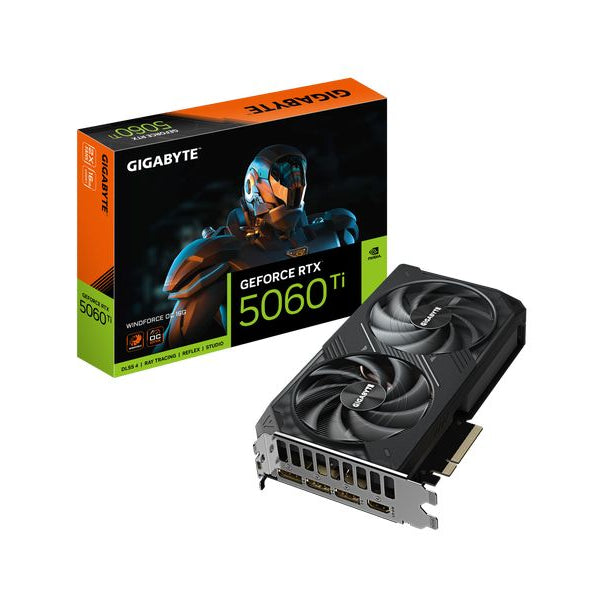 Gigabyte Grafikkarte GeForce RTX 5060 Ti WINDFORCE OC 16G