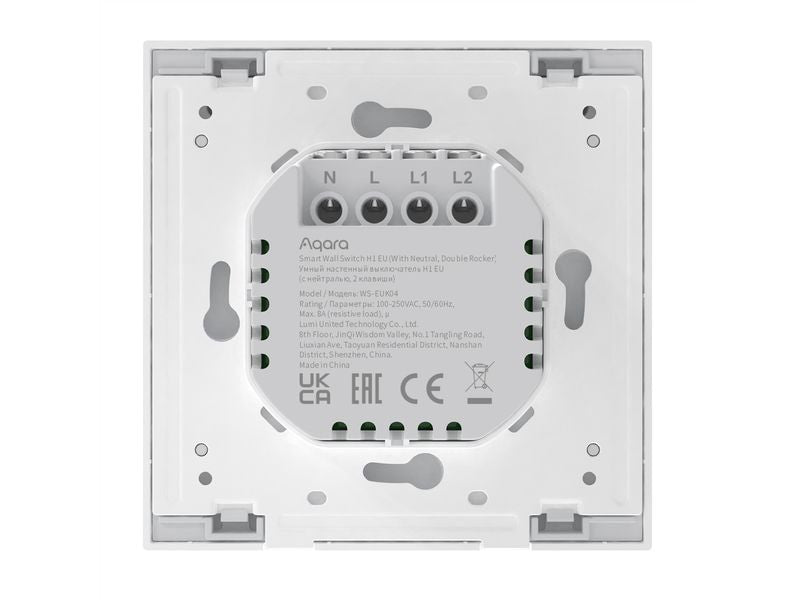 Aqara 2 x Wandschalter H1 Weiss