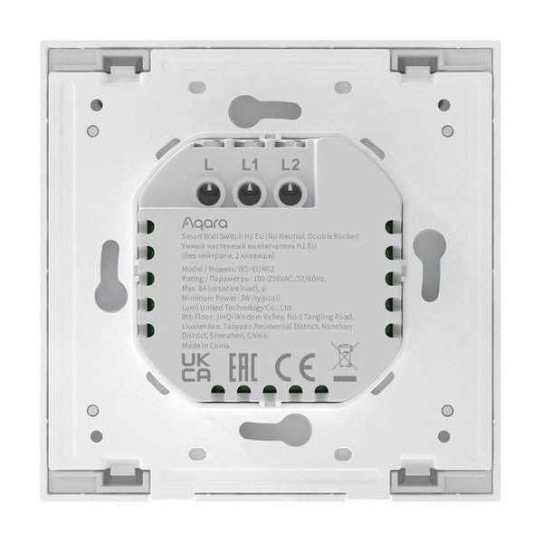 Aqara 2 x Wandschalter H1 Weiss