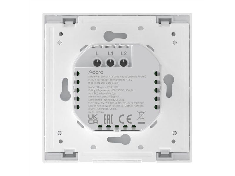 Aqara 2 x Wandschalter H1 Weiss