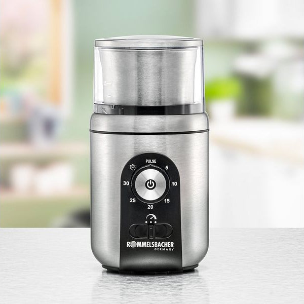 Rommelsbacher Kaffeemühle EGK250, Schwarz/Silber