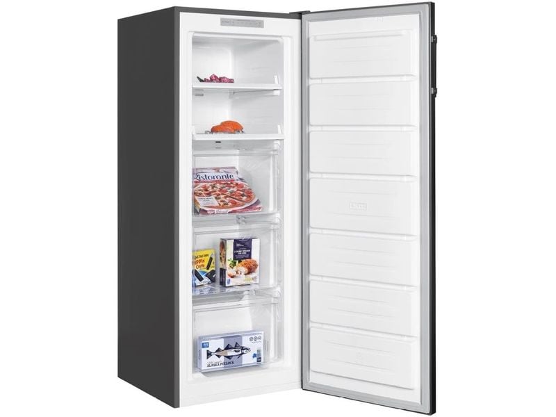 SPC Gefrierschrank H-GS3450 INOX-Look Rechts/Wechselbar