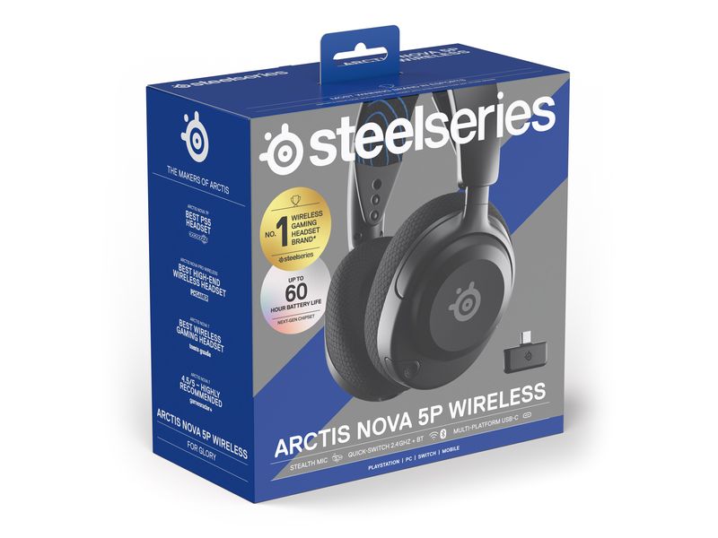 Steel Series Headset Arctis Nova 5P Wireless Schwarz