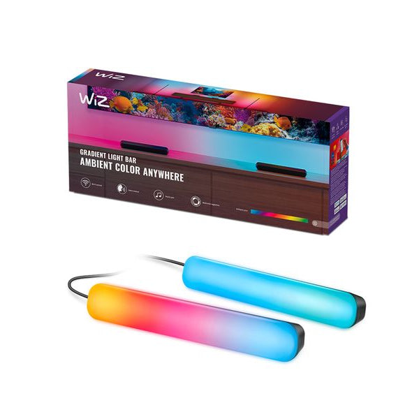 WiZ Gradient Light Bars Doppelpack RGBIC RGBIC, Doppelpack