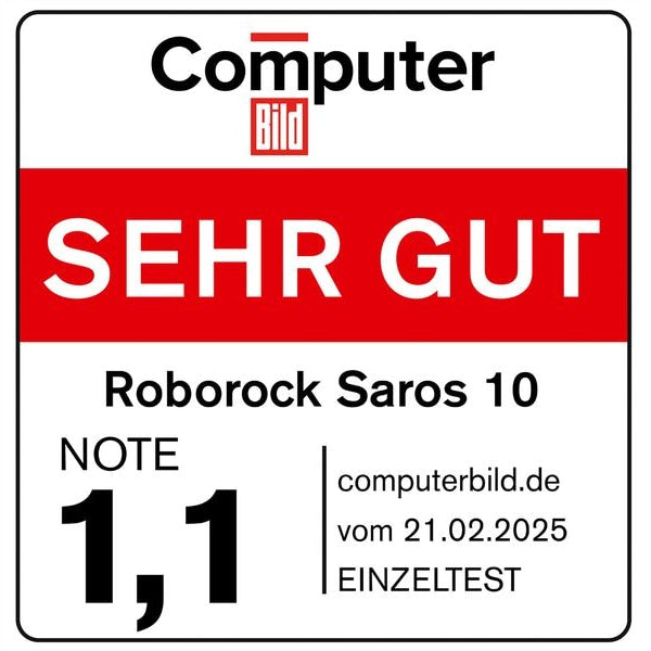 Roborock Saug- und Wischroboter Saros 10 Weiss
