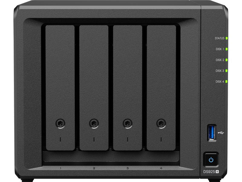 Synology NAS Diskstation DS925+ 4-bay Synology Plus HDD 16 TB