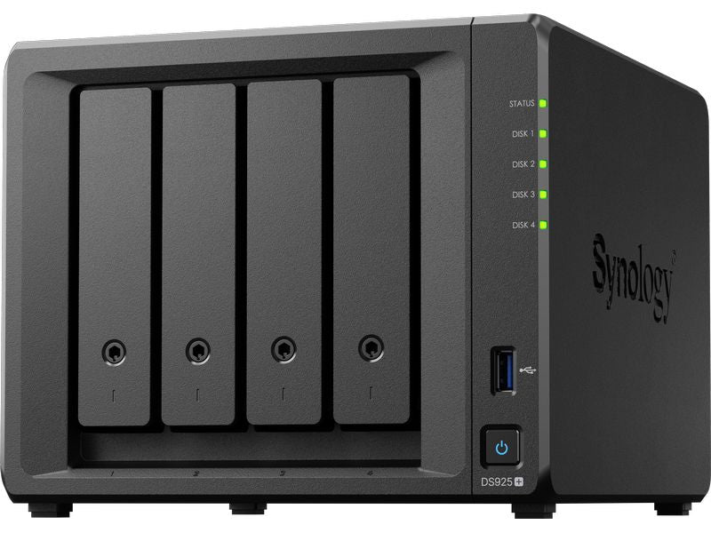 Synology NAS Diskstation DS925+ 4-bay Synology Plus HDD 16 TB