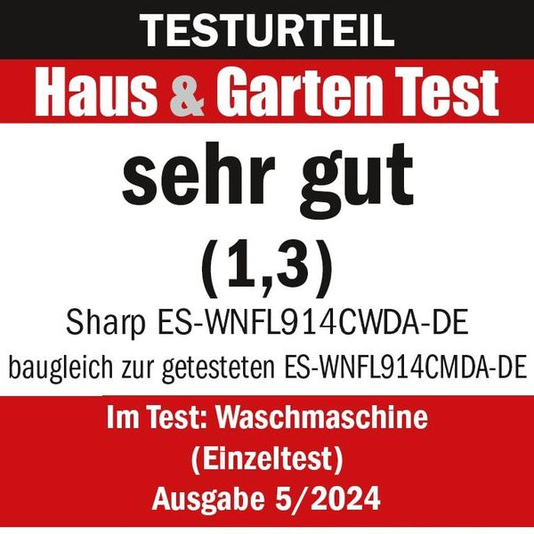 Sharp Waschmaschine ES-WNFL914CWDA Links