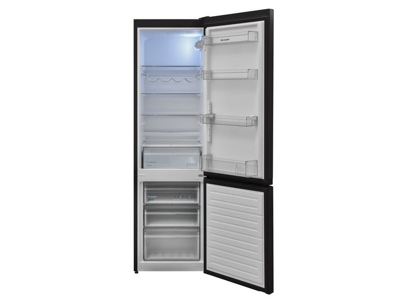 Sharp Kühl-Gefrierkombination SJ-BB05DTXKD-CH Schwarz, Rechts
