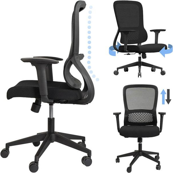 Contini Bürostuhl FlexSeat Schwarz