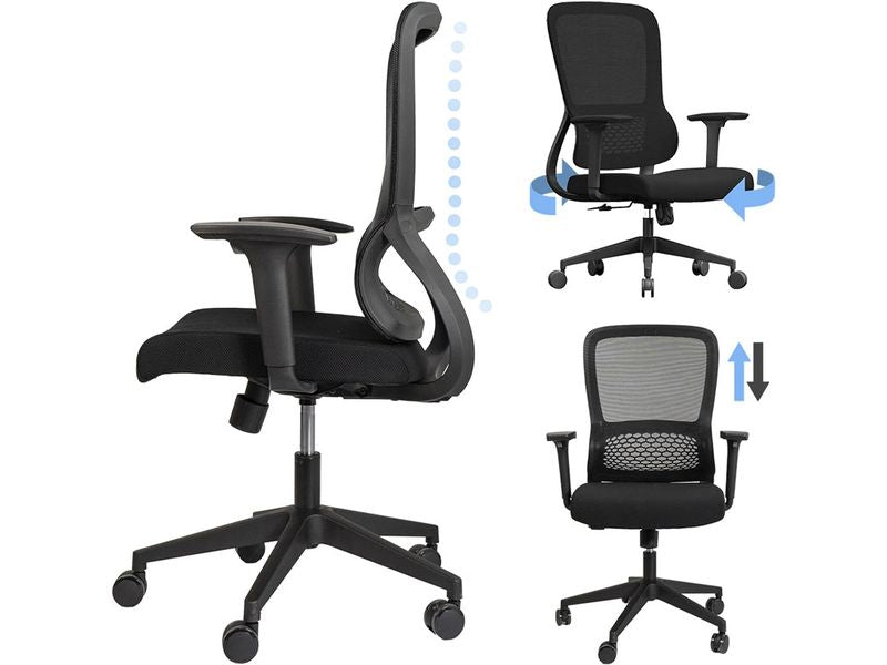 Contini Bürostuhl FlexSeat Schwarz