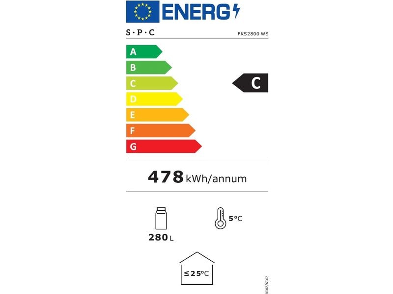 SPC Gewerbekühlschrank FKS2800-1 Rechts